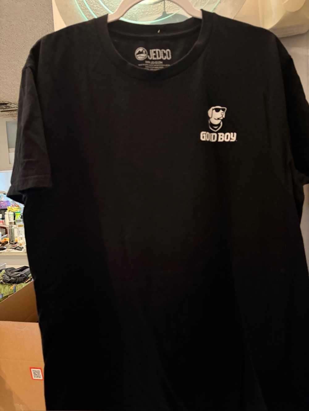 'Good Boy' Black/Camo Graphic Men's T‑Shirt